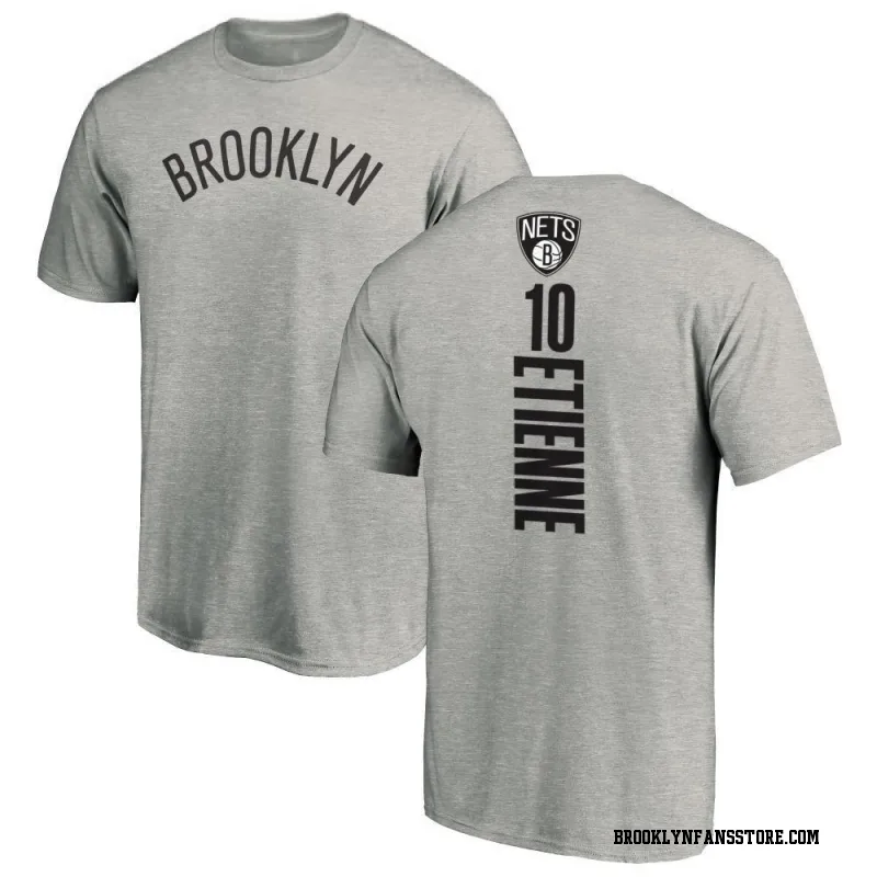 Youth Tyson Etienne Brooklyn Nets Ash Backer T-Shirt